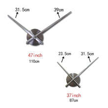 Load image into Gallery viewer, Diy Wall Cock Promotion New Home Decor Large Roman Mirror Fashion Modern Quartz Clocks