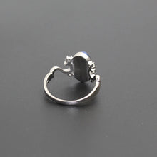 Load image into Gallery viewer, 925 Sterling Silver Movie "The Vampire Diaries" Elena's Daylight Ring for Women with Nature Real Lapis Stone