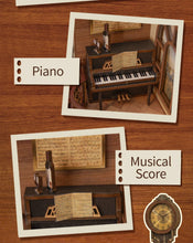 Load image into Gallery viewer, CUTEBEE DIY Miniature House Dollhouse Book Nook with Touch Light Model Building Adult for Decoration Gift Secret Rhythm