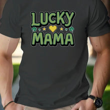 Load image into Gallery viewer, graphic Cotton short-sleeved T-shirt American fashion trendy bottoming shirt for men and teenagers