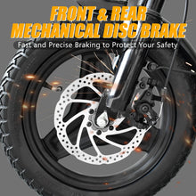 Load image into Gallery viewer, DEEPOWER K100 Mini Folding ebike 400W 48V 10AH Multi-shock Absorption City Adult Commuter Electric Bicycle