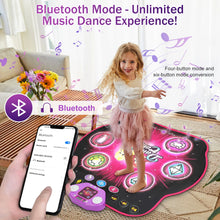 Load image into Gallery viewer, VATOS Outdoor Dance Mat 27 Levels, 6 LED Keys Light Up Bluetooth Lock 5 Music Dancing Game Toy Ages 3~8 Years Old