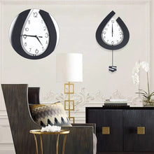 Load image into Gallery viewer, LOYALHEARTDY Large Swing Wall Clock Living Room Modern Decor Silent Pendulum