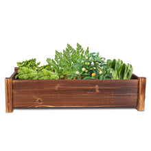 Load image into Gallery viewer, Large Wooden Planter for Outdoor Raised Elevated Vegetable or Flower Growing Bed