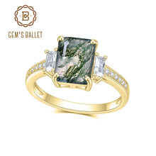 Load image into Gallery viewer, GEM'S BALLET Unique 2.38Ct 7x9mm Octagon Cut Moss Agate