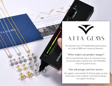 Load image into Gallery viewer, Snowflake Stud 925 Sterling Silver Jewelry 6.5mm 1.0 Carat Diamond Moissanite Earrings