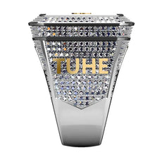 Load image into Gallery viewer, Custom Rings For Men Letters Sterling Silver 925 Combination Letter Name Moissanite Rings Jewelry