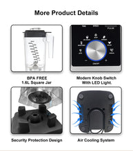 Load image into Gallery viewer, BioloMix Digital BPA FREE 2L Automatic Professional Blender, Juicer for Smoothies Fruit, FREE GIFT 600ml dry jar