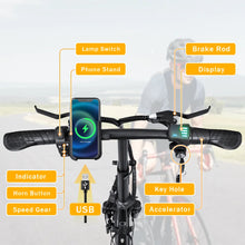 Load image into Gallery viewer, DEEPOWER K100 Mini Folding ebike 400W 48V 10AH Multi-shock Absorption City Adult Commuter Electric Bicycle