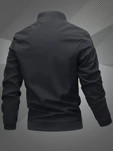 Load image into Gallery viewer, Trendy men's alphabet embroidered bomber jacket - stylish design, versatile casual style