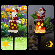 Load image into Gallery viewer, Solar Christmas Garden Stake Lights Solar Waterproof