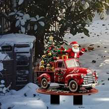 Load image into Gallery viewer, 2025 New Years Decorative 2D Flat Christmas Characters Stakes Garden Stakes Cute Santa Figurines Landscaping Yard Art Ornaments