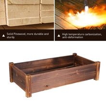 Load image into Gallery viewer, Large Wooden Planter for Outdoor Raised Elevated Vegetable or Flower Growing Bed