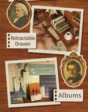 Load image into Gallery viewer, CUTEBEE DIY Miniature House Dollhouse Book Nook with Touch Light Model Building Adult for Decoration Gift Secret Rhythm