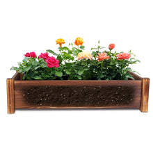 Load image into Gallery viewer, Large Wooden Planter for Outdoor Raised Elevated Vegetable or Flower Growing Bed