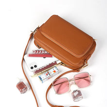 Load image into Gallery viewer, 100% Genuine Leather Women's Large Capacity Daily Commuting Crossbody Bag