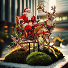 Load image into Gallery viewer, Christmas Garden Cute Santa 2D Acrylic Figurines Landscaping Yard Ornament