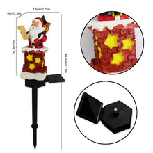 Load image into Gallery viewer, Solar Christmas Garden Stake Lights Solar Waterproof