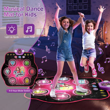 Load image into Gallery viewer, VATOS Outdoor Dance Mat 27 Levels, 6 LED Keys Light Up Bluetooth Lock 5 Music Dancing Game Toy Ages 3~8 Years Old