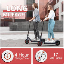 Load image into Gallery viewer, V1 Electric Scooter for Adults, 8.5" Tires, 19Mph Top Speed, 350W Motor, Max 21 Miles Long Range, Folding E-Scooter Dual Braking