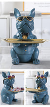 Load image into Gallery viewer, French Bulldog Sculpture Dog Statue Jewelry Storage Table