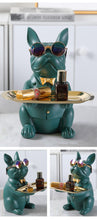 Load image into Gallery viewer, French Bulldog Sculpture Dog Statue Jewelry Storage Table