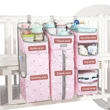 Load image into Gallery viewer, Baby Care Bed Organizer Hanging Bags - jeaniesunusualdecor