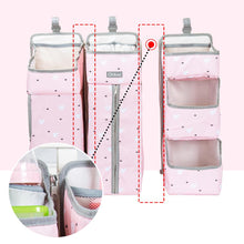 Load image into Gallery viewer, Baby Care Bed Organizer Hanging Bags - jeaniesunusualdecor