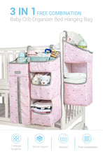 Load image into Gallery viewer, Baby Care Bed Organizer Hanging Bags - jeaniesunusualdecor