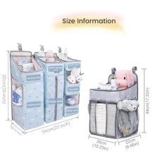 Load image into Gallery viewer, Baby Care Bed Organizer Hanging Bags - jeaniesunusualdecor