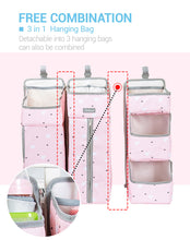 Load image into Gallery viewer, Baby Care Bed Organizer Hanging Bags - jeaniesunusualdecor