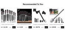 Load image into Gallery viewer, 10Pcs Damascus Santoku Kitchen Knives Set - jeaniesunusualdecor
