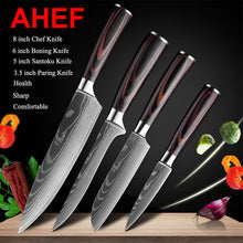 Load image into Gallery viewer, 10Pcs Damascus Santoku Kitchen Knives Set - jeaniesunusualdecor