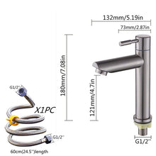 Load image into Gallery viewer, 304 Stainless Steel Single; Faucet Rust And Corrosion Resistance