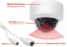 Load image into Gallery viewer, Anpviz 5MP IP Camera Outdoor POE Dome Security Protection Built-in Microphone
