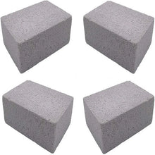 Load image into Gallery viewer, 4Pcs Barbecue Cleaning Brick Small Gray Bricks Pumice Stone Household Outdoor BBQ
