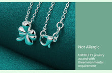 Load image into Gallery viewer, URPRETTY 925 Sterling Silver Four Leaf Clover Necklace 16/18/20/22/24/26/28/30 Inch Chain
