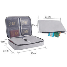 Load image into Gallery viewer, Large Capacity Waterproof Document Bags Multifunctional Home Travel Organizer
