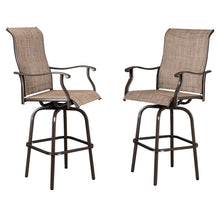 Load image into Gallery viewer, Patio High Bar Table Chair Set Wrought Iron, Contains 1 Table 2 Chairs Outdoor Furniture[US-Stock]
