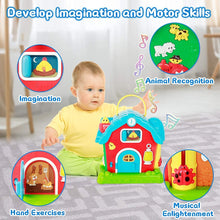 Load image into Gallery viewer, Musical Barn Activity Cube Learning Early Educational Interactive Toys
