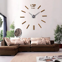 Load image into Gallery viewer, 3d real big Quartz wall clocks
