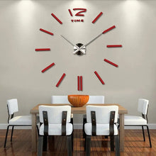 Load image into Gallery viewer, 3d real big Quartz wall clocks
