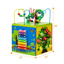 Load image into Gallery viewer, 5-in-1 Wooden Activity Cube Toy
