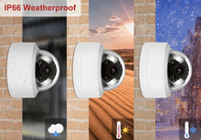 Load image into Gallery viewer, Anpviz 5MP IP Camera Outdoor POE Dome Security Protection Built-in Microphone
