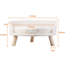 Load image into Gallery viewer, Pet Sofa Bed Raised  Couch Bed Removable Cushion Sleep House
