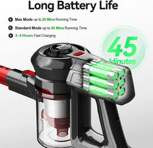 Load image into Gallery viewer, INSE N6 Cordless Vacuum 15KPa Powerful Vacuum Cleaner with 165W
