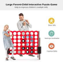 Load image into Gallery viewer, Costway Giant 4-In-A-Row 4-to-Score Game W/Bag Indoor Outdoor Party Family Connect Game
