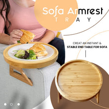 Load image into Gallery viewer, Sofa Armrest Clip-on Portable Table
