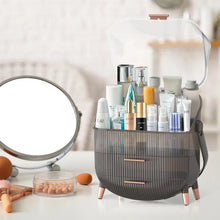 Load image into Gallery viewer, Egg Shape Makeup Organizer for Vanity,preppy for College Dorm
