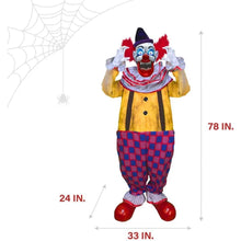 Load image into Gallery viewer, Farm Motion-Activated Startling Arms Clown ,  Animatronic Covered Outdoor
